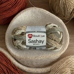 NWT RED HEART Boutique Sashay Boho Yarn Tambourine Texture Yarn Knitting Yarn